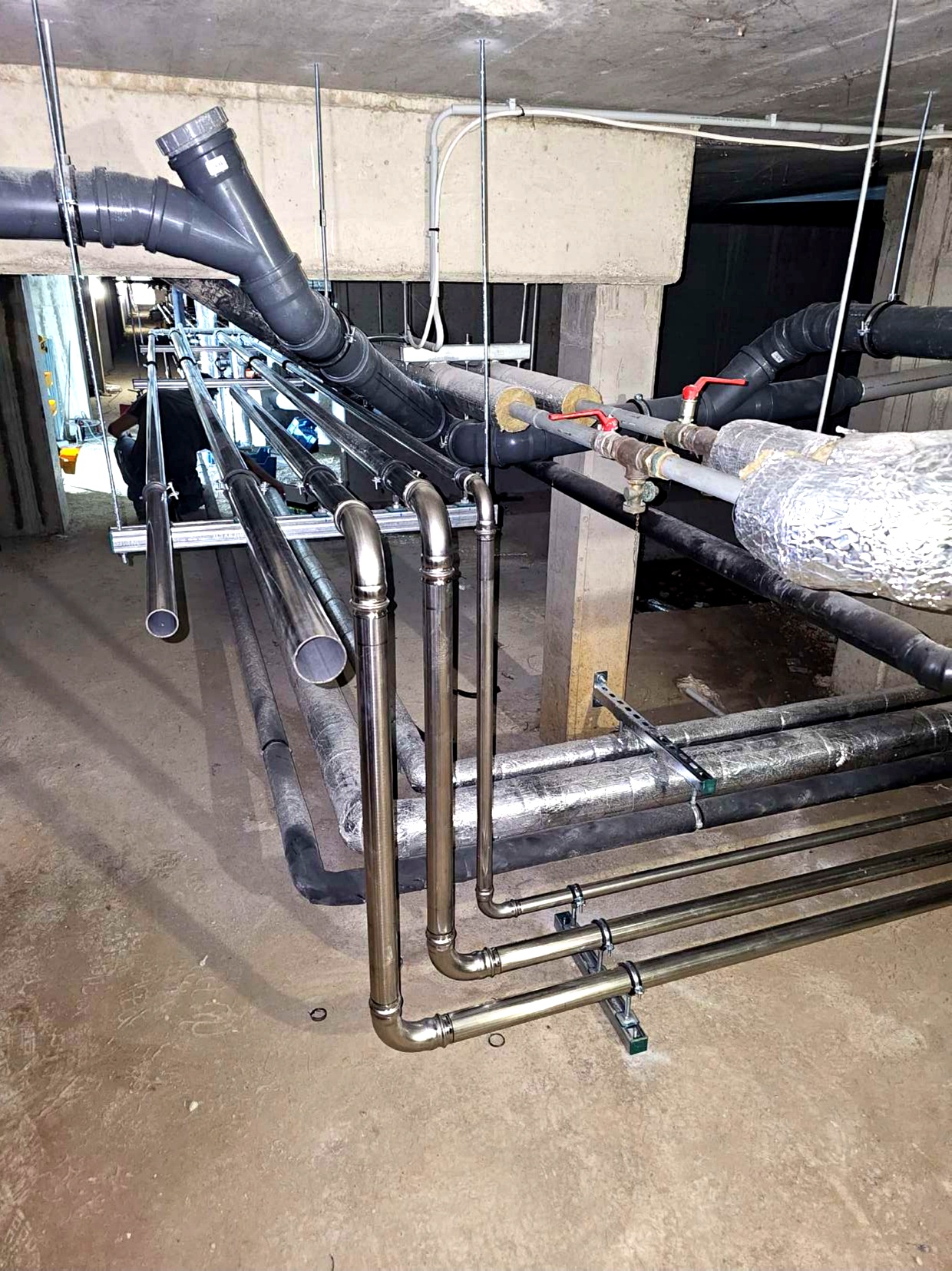 Traitement de l'eau — tuyauteries stations d'épuration